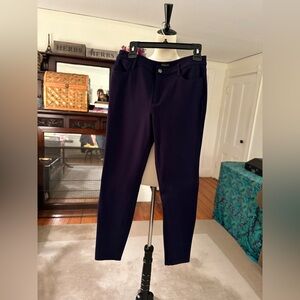 Talbots navy blue legging pants (they look like riding pants). Size 10.